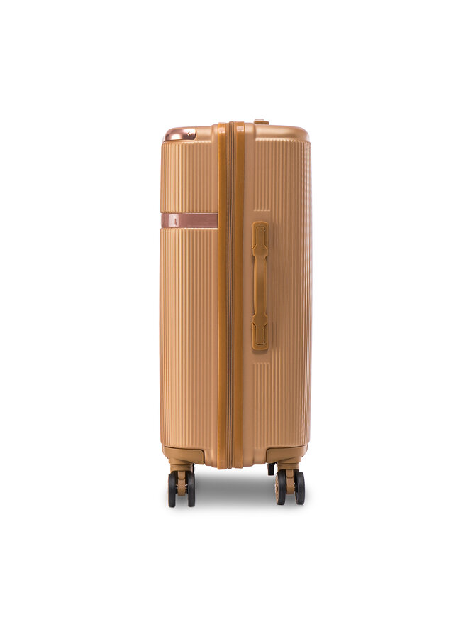 Semi Line Μεσαία Βαλίτσα Semi Line T5667-3 Χρυσό