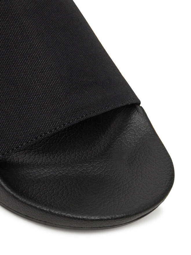 Calvin Klein Παντόφλες Calvin Klein Adj Pool Slide Canvas Logo HM0HM01749 Μαύρο