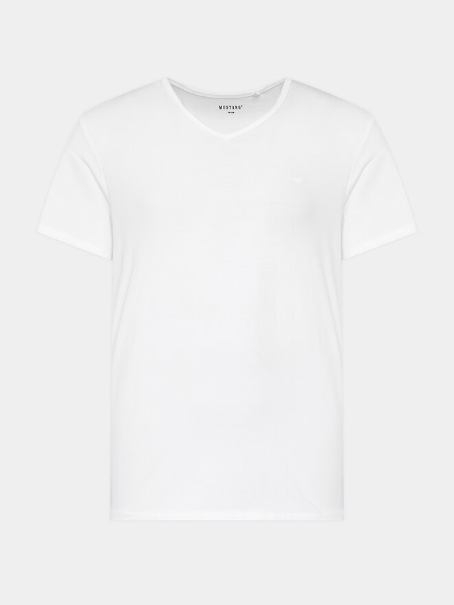 Mustang Mustang Σετ 2 T-Shirts 1014664 Λευκό Regular Fit