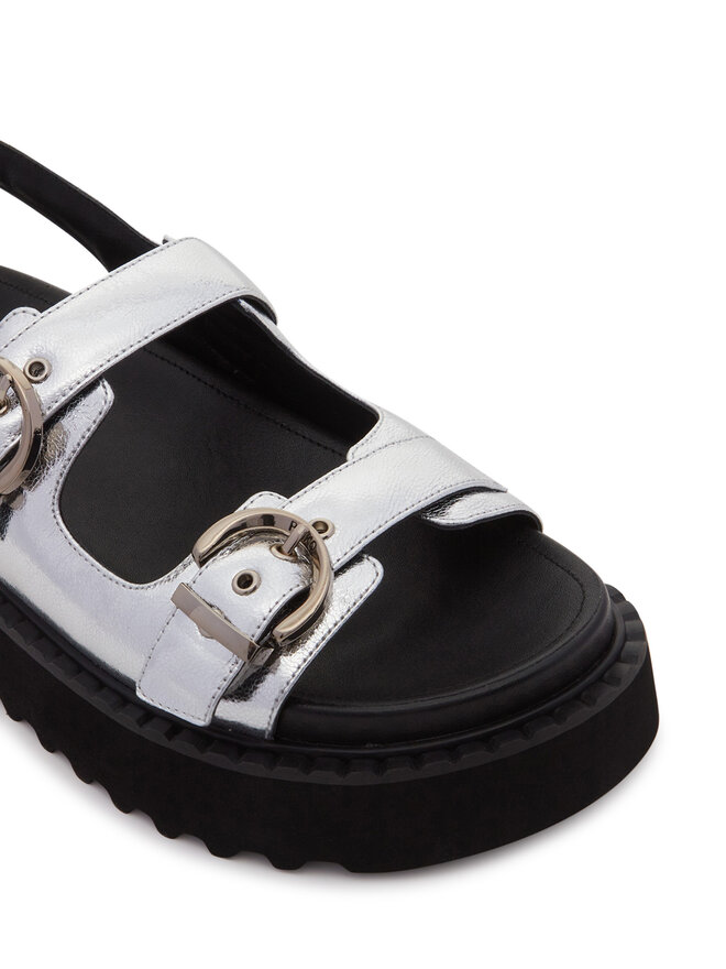 PINKO Sandales PINKO Kate 03 SD0293 P049 Sudraba