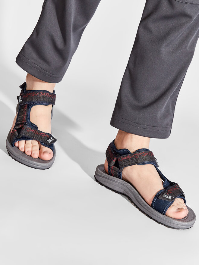 Jack Wolfskin Sandali Jack Wolfskin Wave Breaker M 4052011 Blu scuro