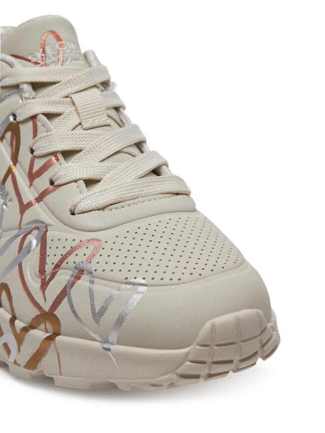 Skechers Αθλητικά Skechers Uno Lite - Metallic 314067L/NTMT Λευκό
