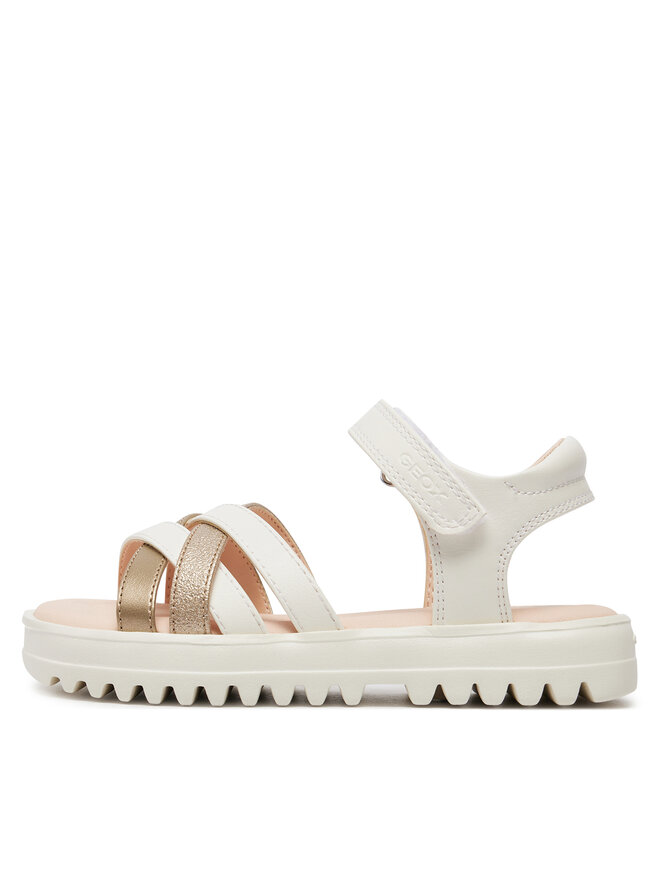 Geox Sandále Geox J Sandal Coralie Gir J356EA 054AJ C0588 S Biela