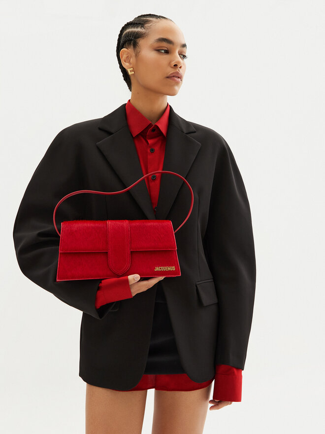 JACQUEMUS Сумка JACQUEMUS Le Bambino Long 221BA013 Червоний