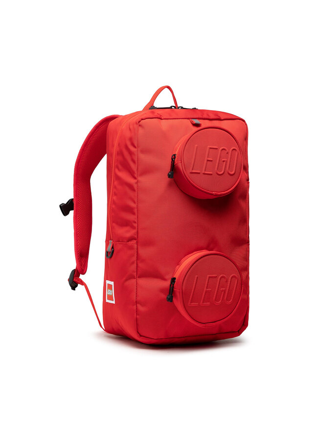 LEGO Ruksak LEGO Brick 1x2 Backpack 20204-0021 Crvena