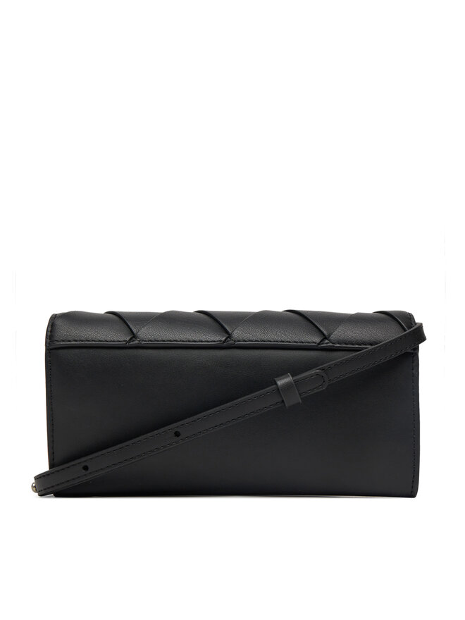 Calvin Klein Ročna torba Calvin Klein Ck Woven Convertible Wallet Bag K60K612970 Črna