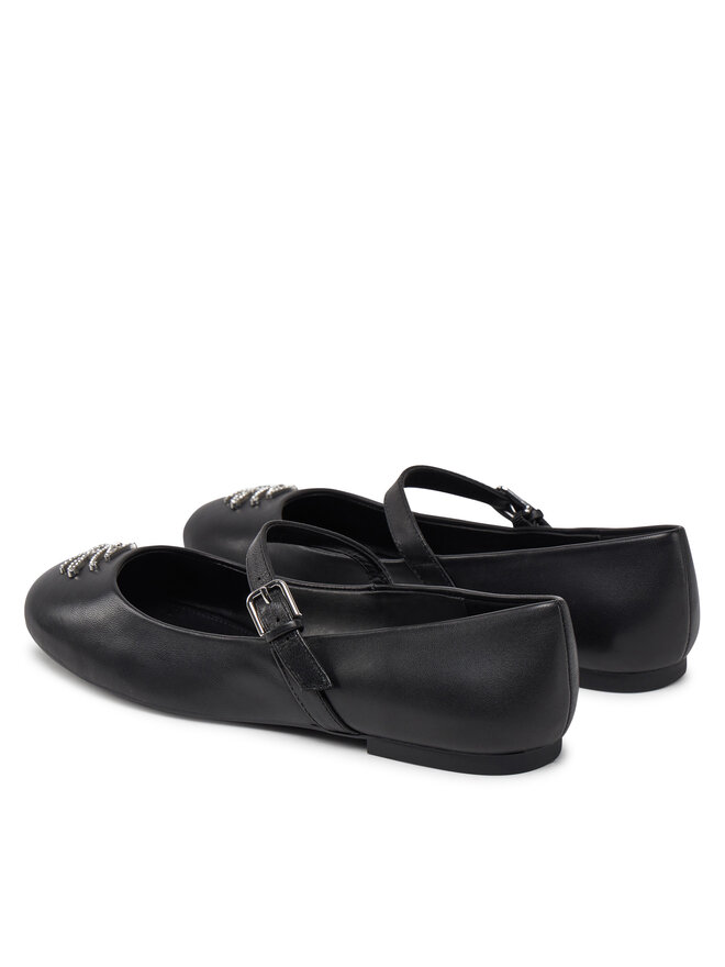 KARL LAGERFELD Balerini KARL LAGERFELD Karo KL40121S Negru