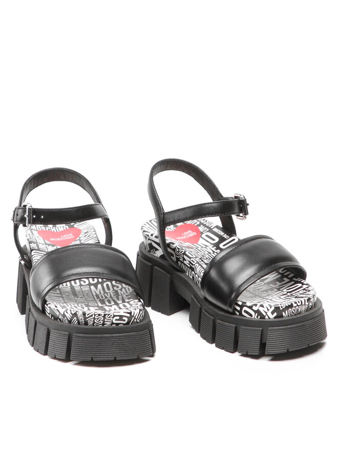 LOVE MOSCHINO Сандали LOVE MOSCHINO JA16327G0EIAL000 Черен