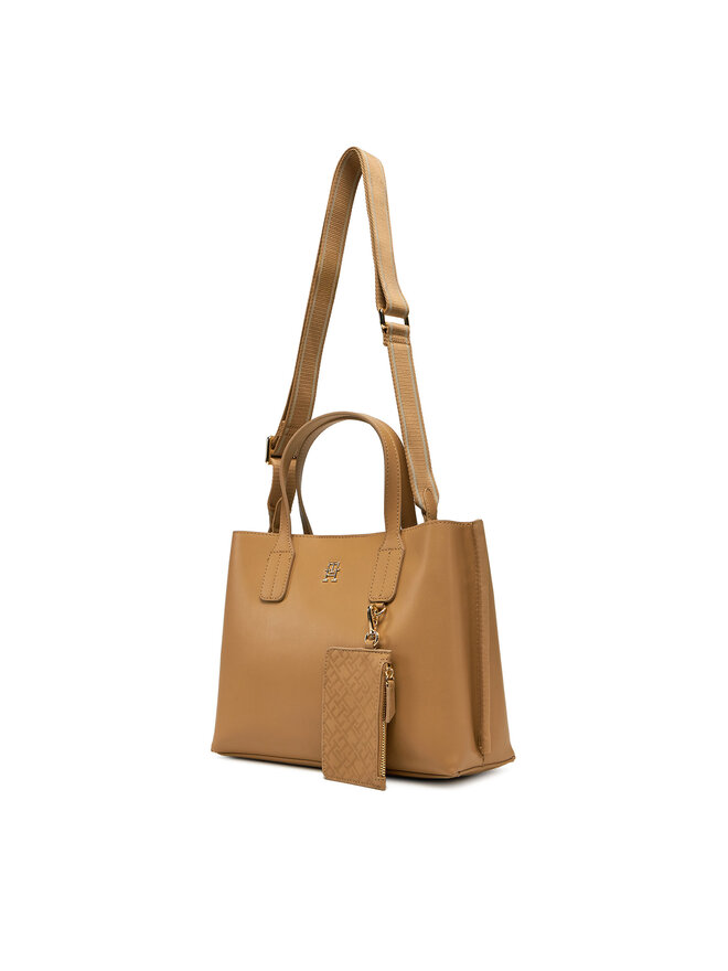 Tommy Hilfiger Сумка Tommy Hilfiger Th Distinct Mini Tote AW0AW17192 Коричневий