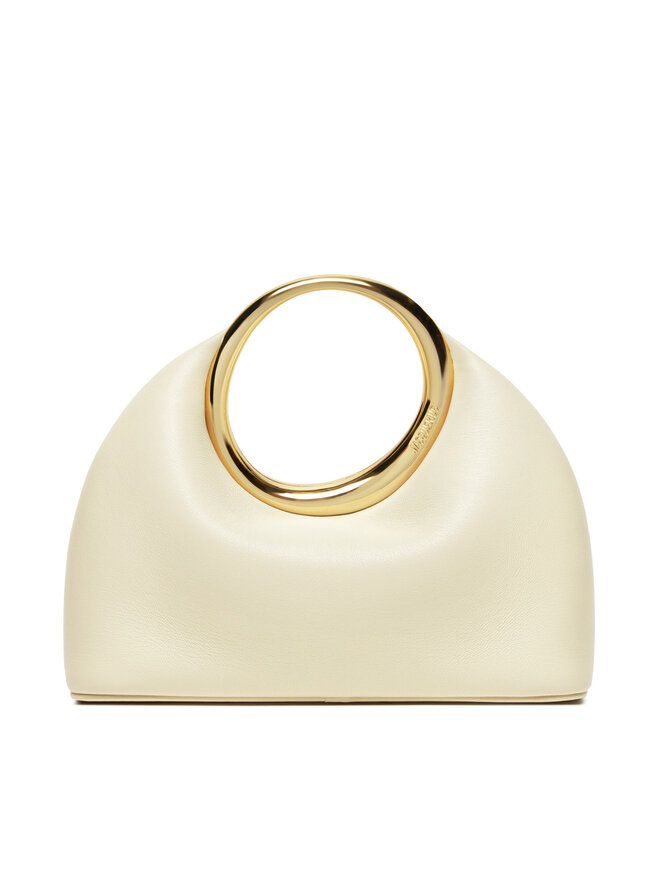 JACQUEMUS Bolso JACQUEMUS Mini ring handbag 241BA395 Écru