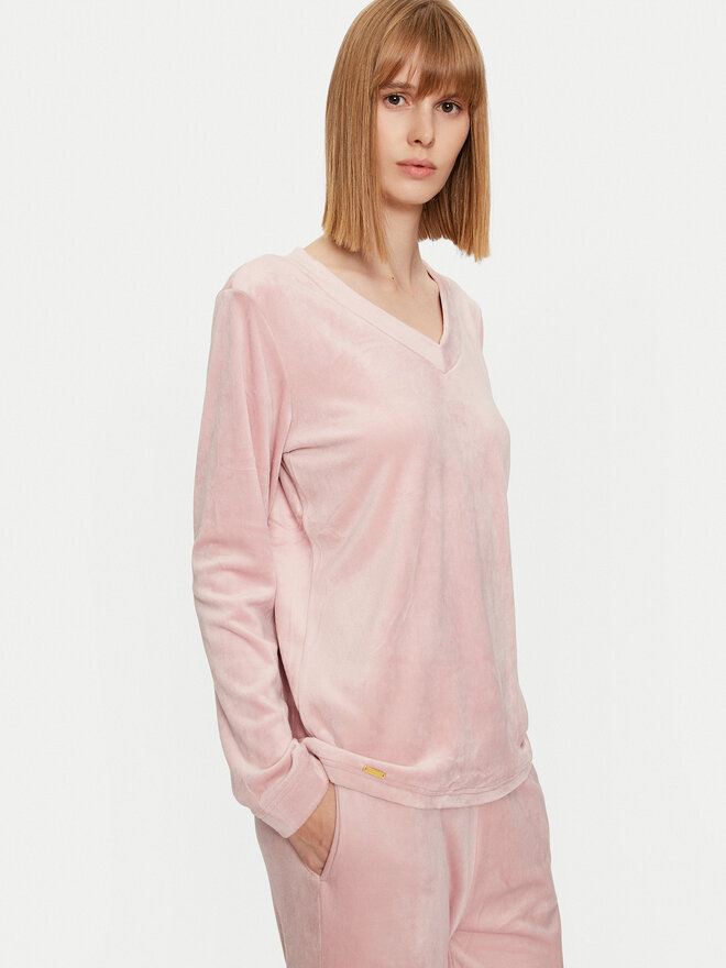 Selmark Selmark Pizsama Polar Soft P6273 Rózsaszín Regular Fit