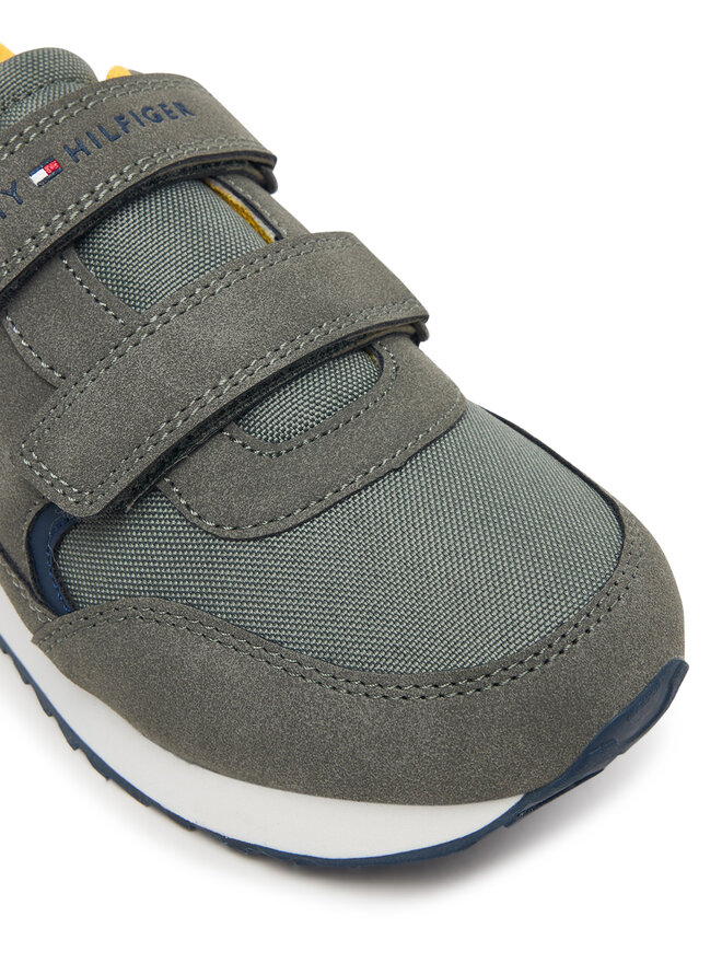Tommy Hilfiger Sneakers Tommy Hilfiger Low Cut Velcro Sneaker T1X9-35253-1960 S Grün