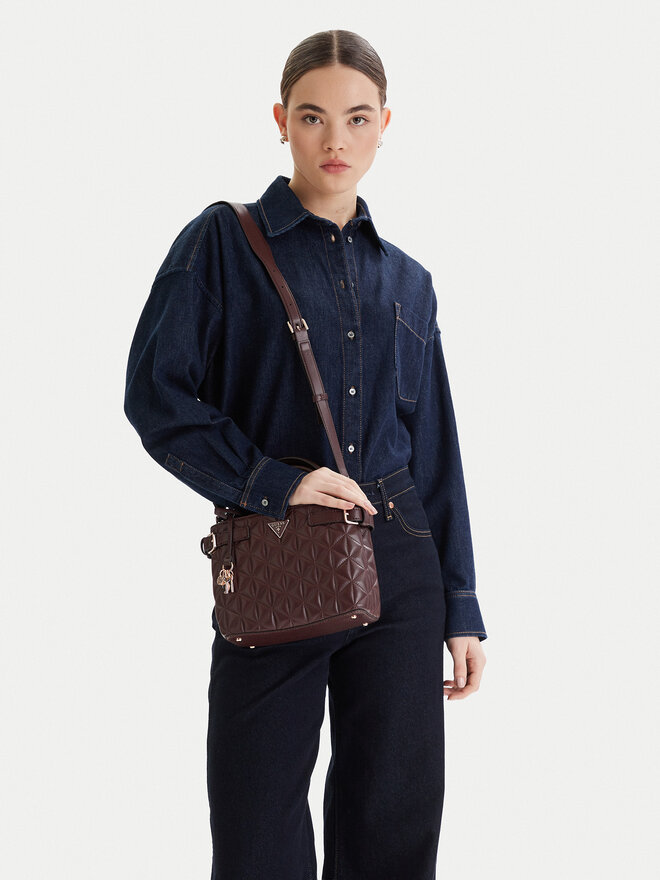 Guess Handtasche Guess Paisleigh HWQG98 83050 Braun