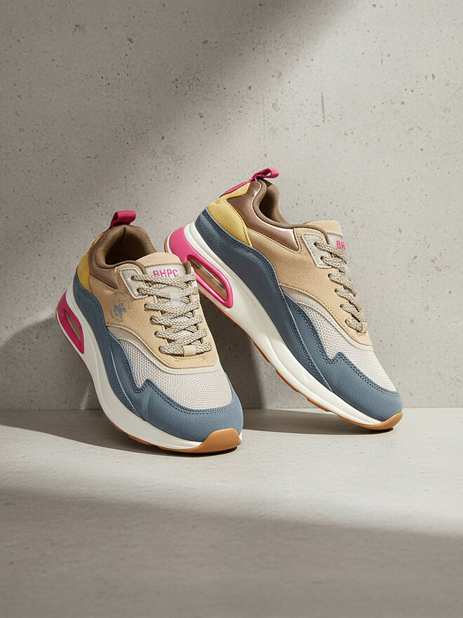 Beverly Hills Polo Club Sneakersy Beverly Hills Polo Club EO-L240061 Beżowy