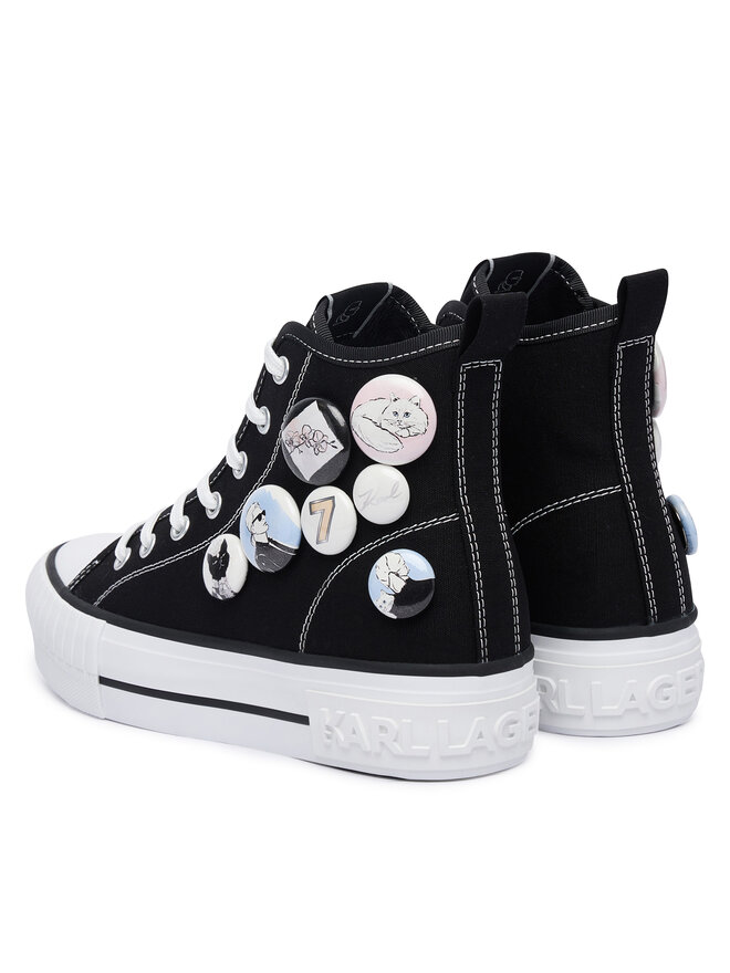 KARL LAGERFELD Sneakers aus Stoff KARL LAGERFELD KL60459 Schwarz