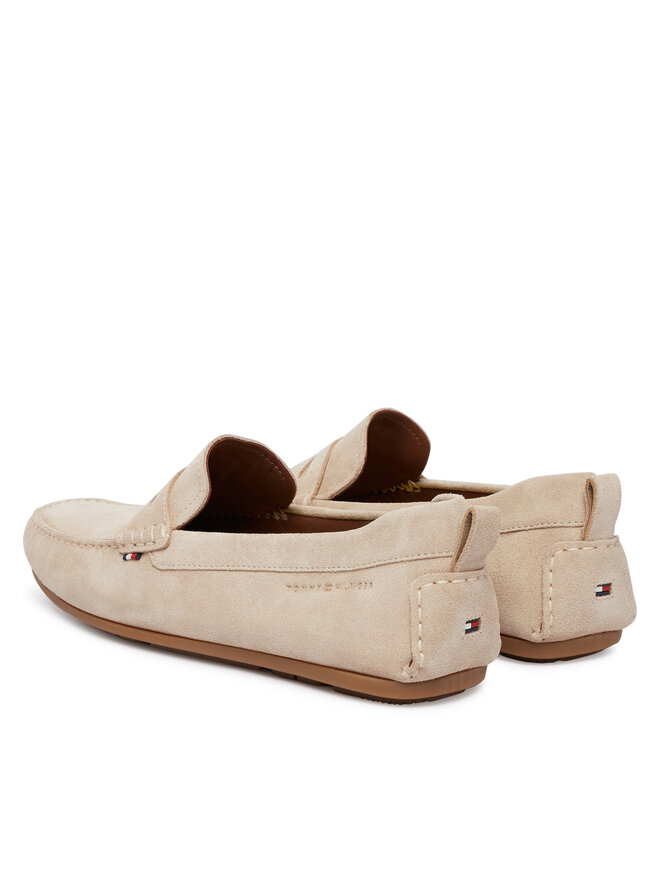 Tommy Hilfiger Mokassins Tommy Hilfiger Core Hilfiegr Suede Driver FM0FM05789 Beige