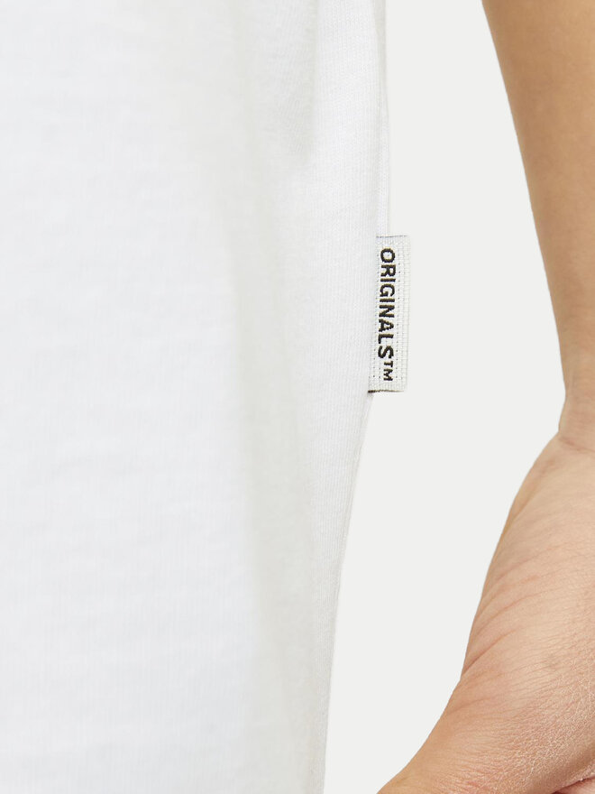 Jack&Jones Junior Jack&Jones Junior T-Shirt Bushwick Blur 12263146 Λευκό Relaxed Fit