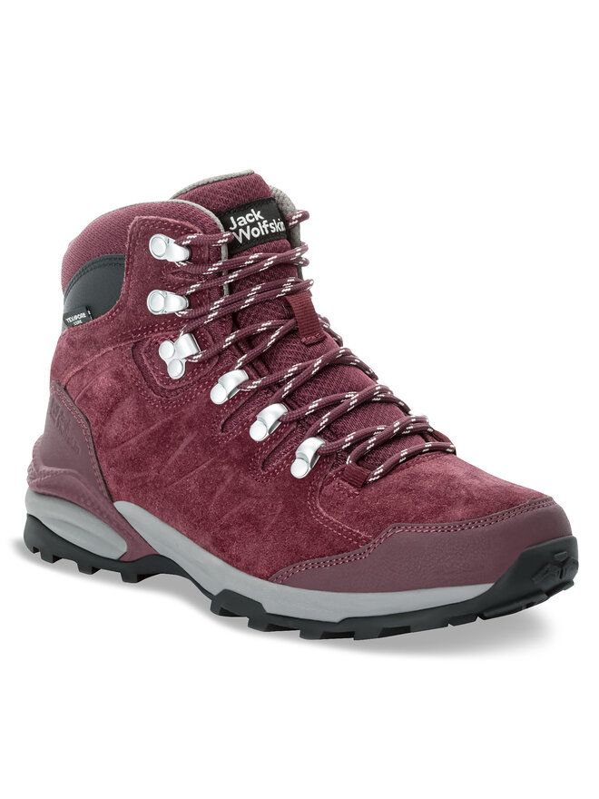 Jack Wolfskin Scarpe da trekking Jack Wolfskin Refugio Texapore Mid W 4050871 Bordeaux