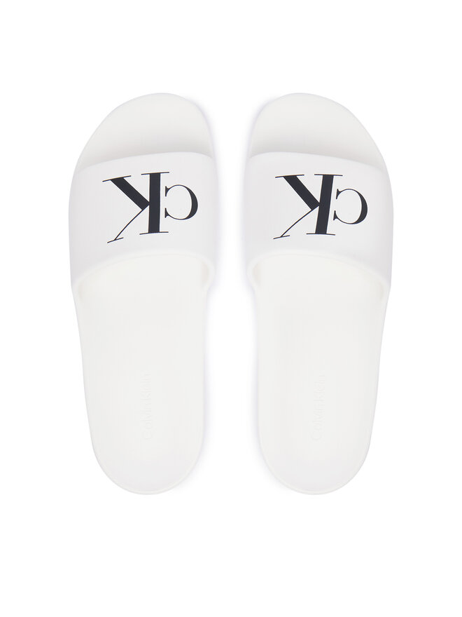 Calvin Klein Pantoletten Calvin Klein 3 Slide Molded Eva HM0HM02335 Weiß