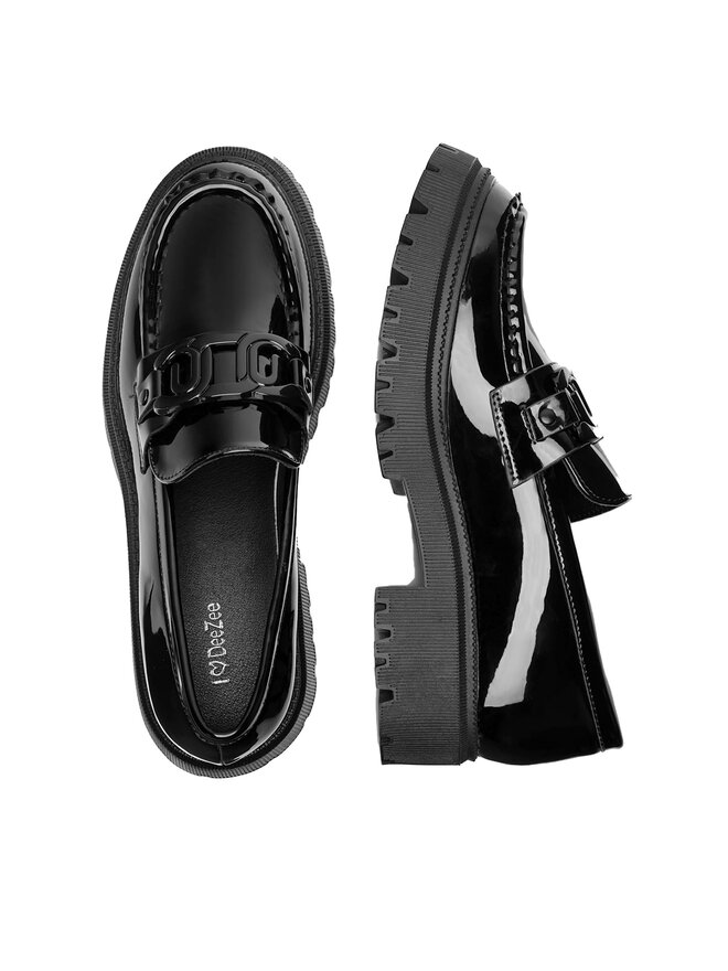 DeeZee Loafersy DeeZee WS5875-32 Czarny