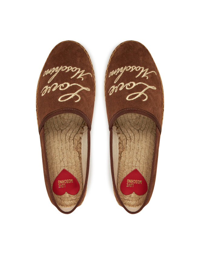 LOVE MOSCHINO Espadrile LOVE MOSCHINO JA10272G0MIG0300 Smeđa