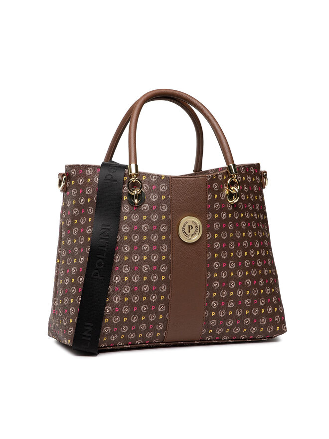 Pollini Ročna torba Pollini TE8478PP0EQ1131D Rjava
