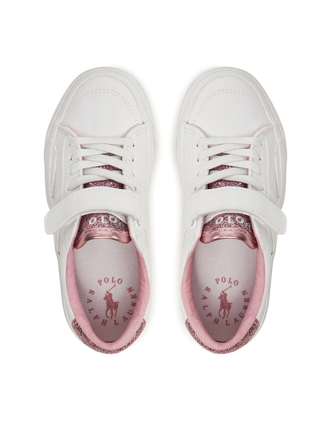 Polo Ralph Lauren Sneakersy Polo Ralph Lauren RL01214110 Biela