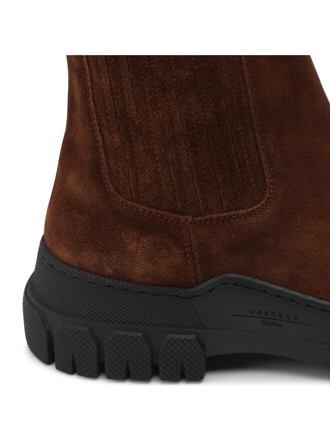 Weekend Max Mara Μποτάκια με λάστιχο Weekend Max Mara Genepi 579603146000 Καφέ