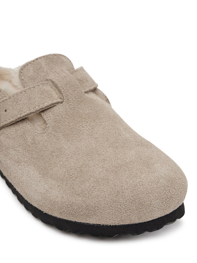 Birkenstock Ciabatte Birkenstock Boston Shearling 1028299 Beige