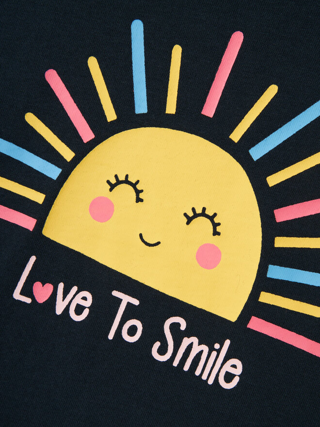 NAME IT NAME IT T-shirt Vigea 13228175 Tamnoplava Regular Fit