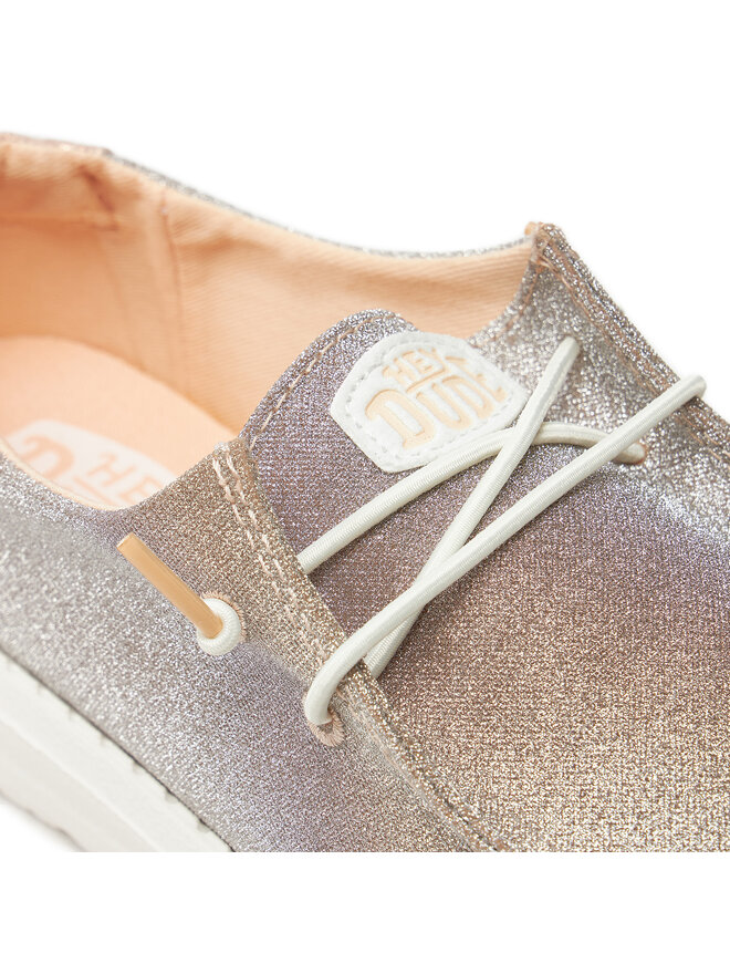 Hey Dude Zapatos hasta el tobillo Hey Dude WENDY METALLIC SPARKLE Oro rosa