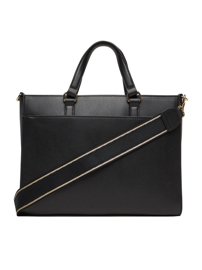 Tommy Hilfiger Ročna torba Tommy Hilfiger Th Joy Satchel AW0AW16814 Črna