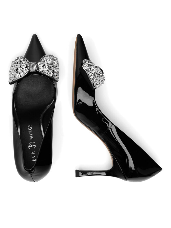 Eva Minge Pantofi cu toc subțire Eva Minge SARA-V1278-388-2 Negru