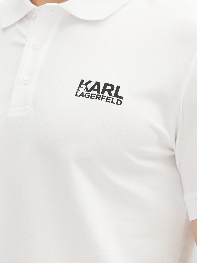 KARL LAGERFELD KARL LAGERFELD Poloshirt 745088 552235 Weiß Regular Fit