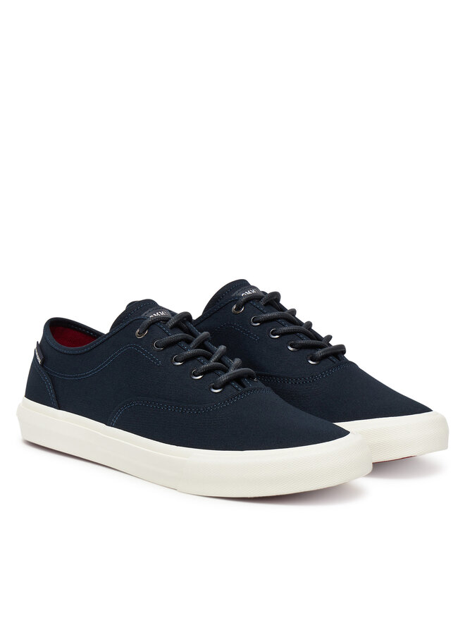 Tommy Hilfiger Tenisice Tommy Hilfiger Hi Vulc Low Oxford Twill FM0FM05400 Tamnoplava