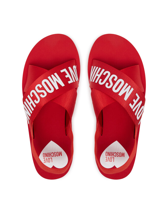 LOVE MOSCHINO Босоніжки LOVE MOSCHINO JA16214G0MIX5500 Червоний