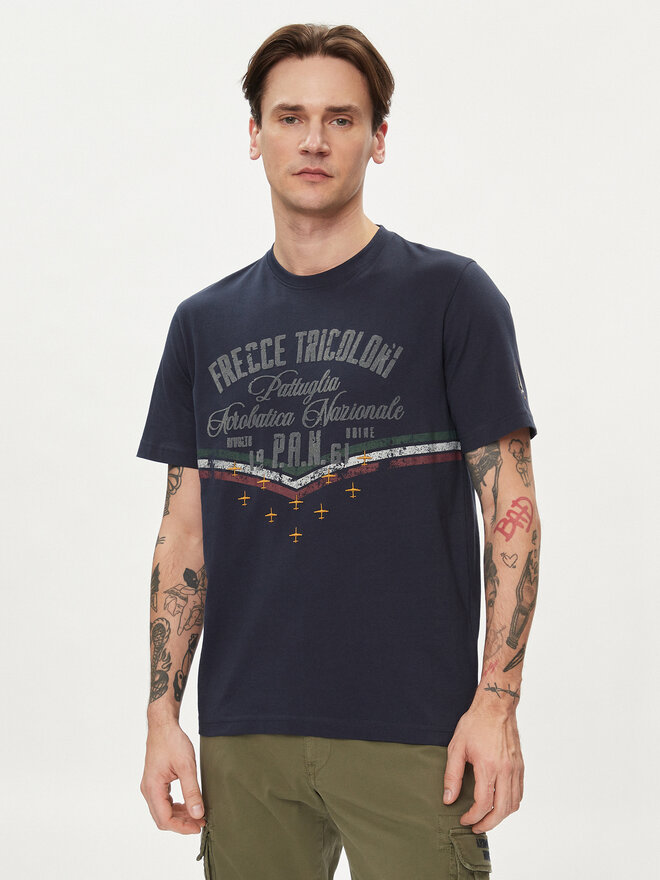 Aeronautica Militare Aeronautica Militare Póló 241TS2216J641 Sötétkék Regular Fit