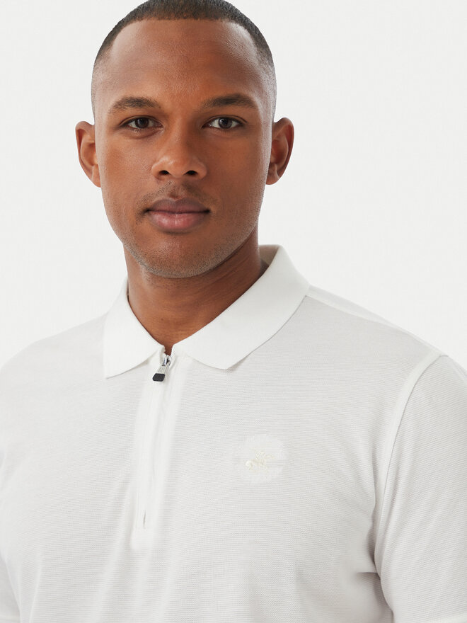 Beverly Hills Polo Club Beverly Hills Polo Club Поло M2734 Білий Regular Fit