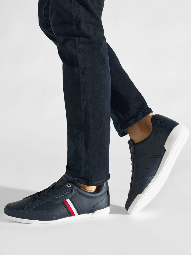 Tommy Hilfiger Sneakers Tommy Hilfiger Classic Lo Cupsole Leather FM0FM04277 Dunkelblau