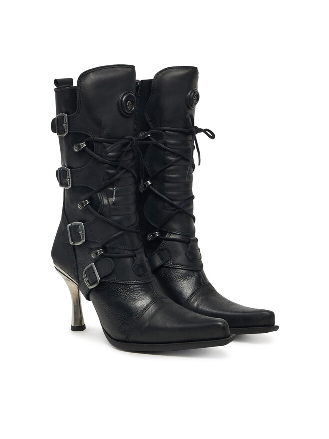 NEW ROCK Botki NEW ROCK M-9373-S2 Czarny