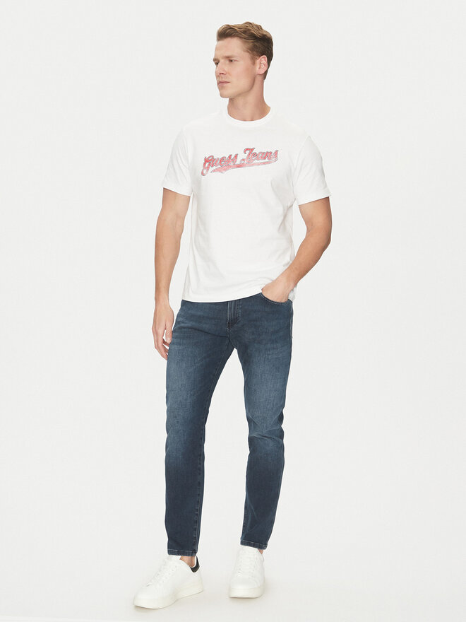 Guess Jeans Guess Jeans Camiseta M5GI54 K8FQ4 Blanco Regular Fit
