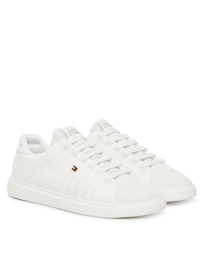 Tommy Hilfiger Sneakers Tommy Hilfiger Th Icon Light Knit Sneaker FW0FW09401 Weiß
