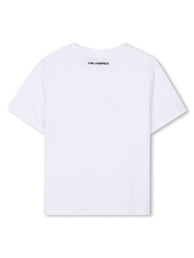 Karl Lagerfeld Kids Karl Lagerfeld Kids Camiseta Z30485 D Blanco Regular Fit