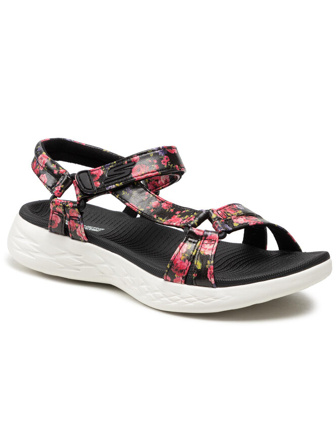 Sandalen Skechers On The Go 600 Fleur 140018 BKW Schwarz eschuhe