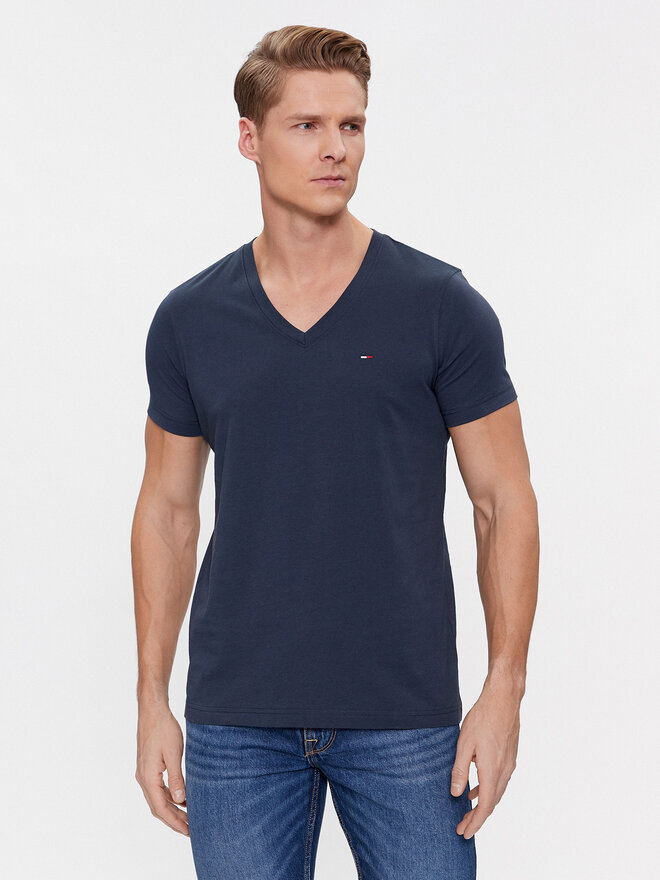 Tommy Jeans Tommy Jeans T-Shirt DM0DM04410 Dunkelblau Regular Fit