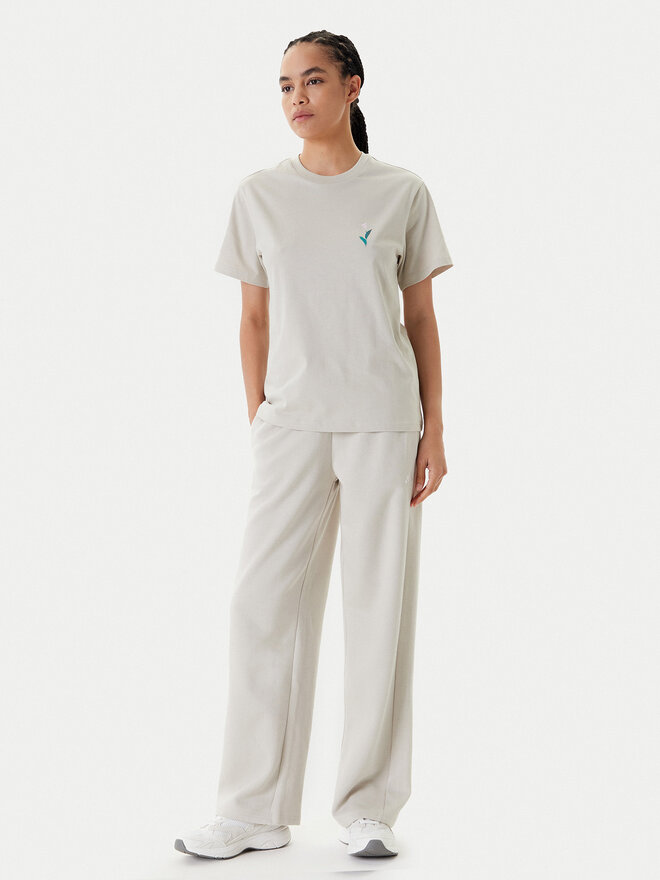 adidas adidas Marškinėliai House of Tiro Graphic JM4358 Smėlio Regular Fit