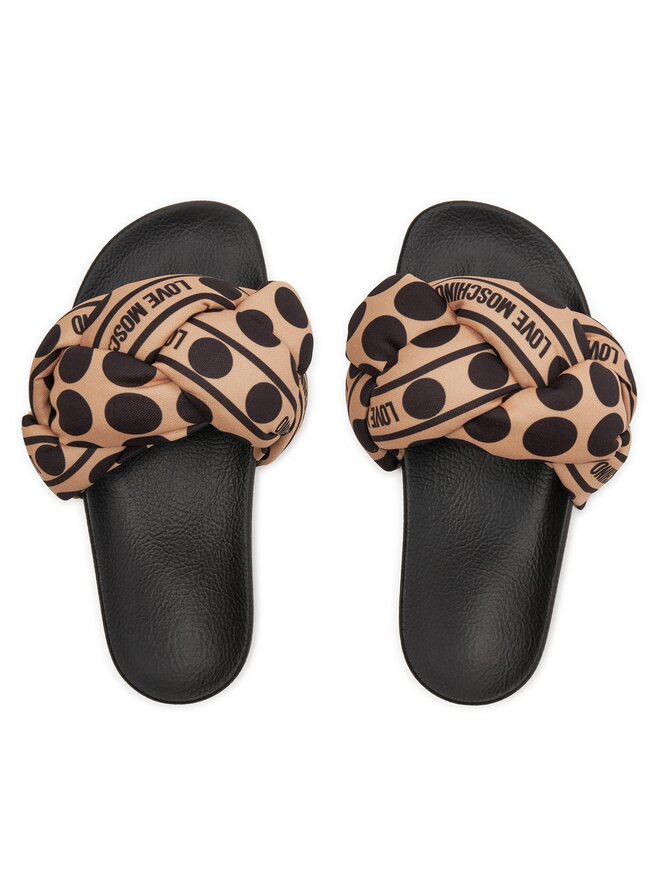 LOVE MOSCHINO Παντόφλες LOVE MOSCHINO JA28272G0IIW010B Μπεζ