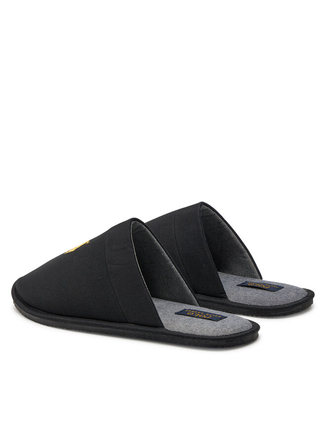 Polo Ralph Lauren Pantofole Polo Ralph Lauren Klarence 843937267002 Nero