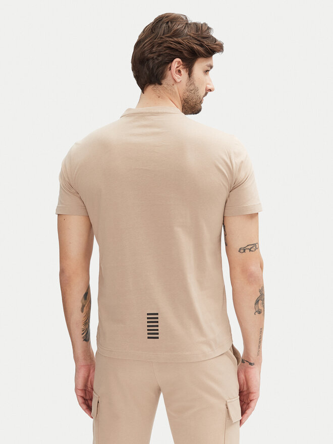 EA7 Emporio Armani EA7 Emporio Armani T-Shirt 8NPT25 PJVPZ U6155 Beige Regular Fit
