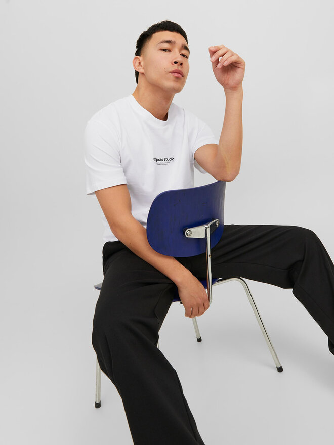 Jack&Jones Jack&Jones Marškinėliai Vesterbro 12240121 Balta Relaxed Fit